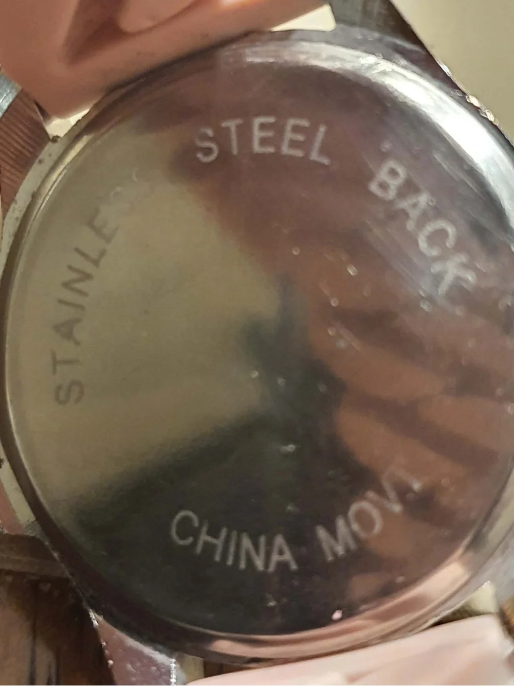 🦋10/$20🦋 Rue 21 ETC Silver/Pink Rhinestone Silicone Women's Watch